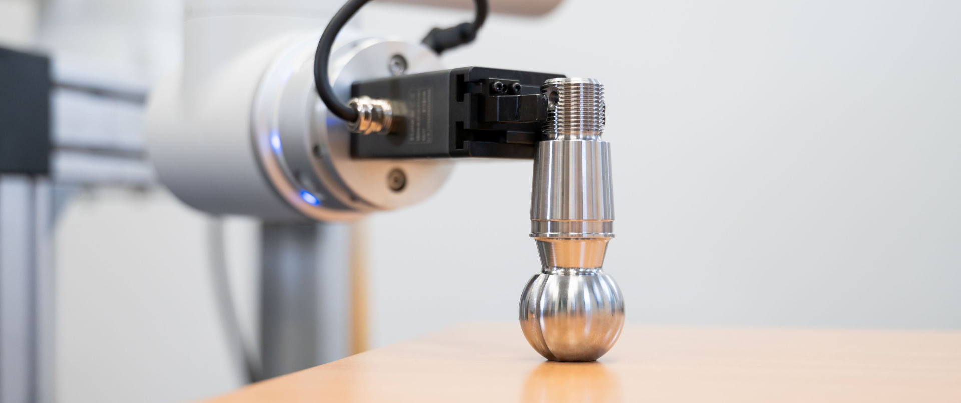 Cobot arm zoomed in