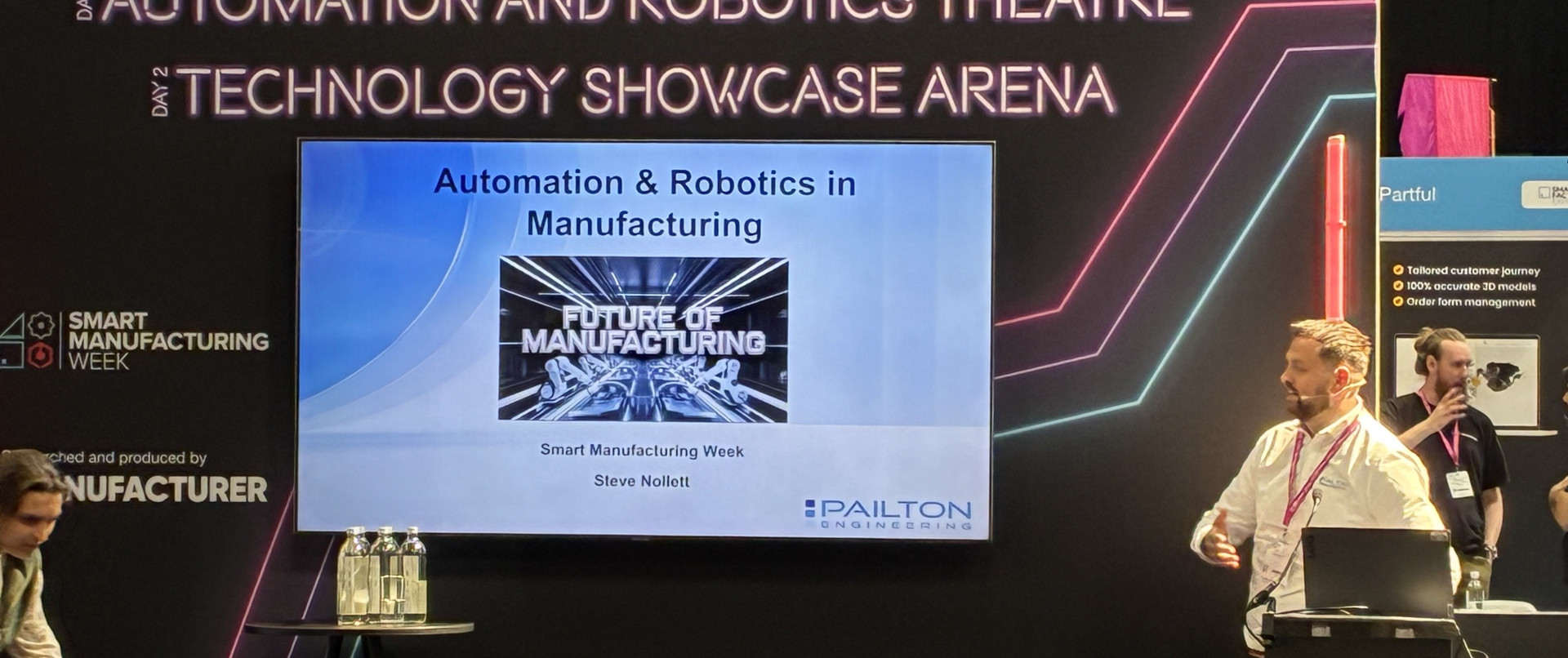 Pailton Engineering’s Steve Nollett gives trade show talk on the future of automation
